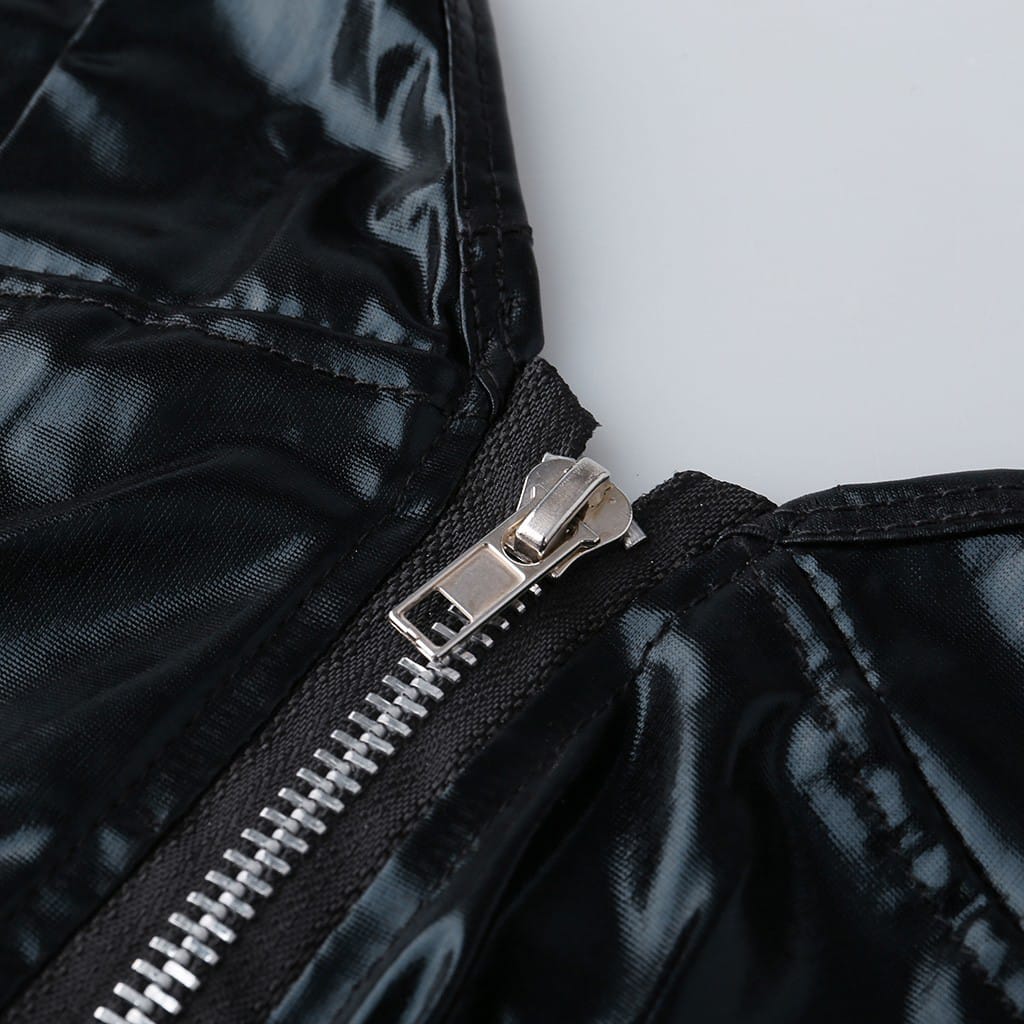 Bold Desire Faux Leather Corset Set