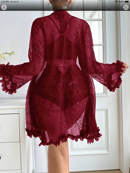 Lace Luxe 3-Piece Set Lingerie Set