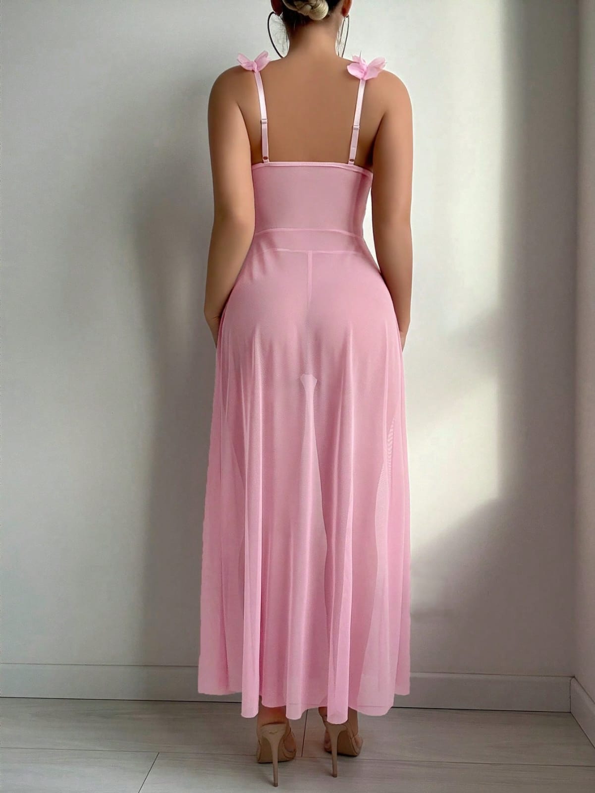 Petal Kiss-2 piece Sheer Lingerie Set