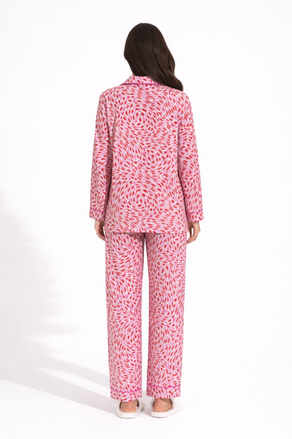 Blush Petal Dream Linen pajama Suit
