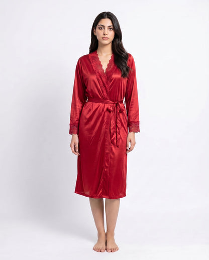 Eternal Lace-Long Gown Set