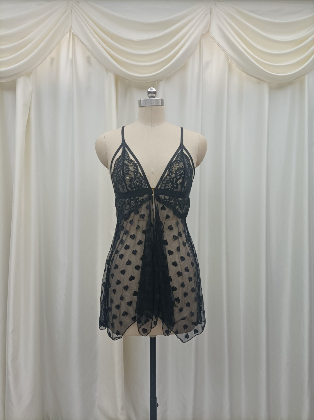 Secret Blush  Heart Mesh Fantasy Lingerie