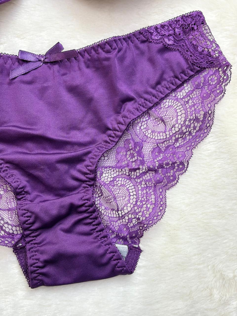 Butterfly Lace Racerback Bra & Panty Set