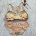 Butterfly Lace Racerback Bra & Panty Set