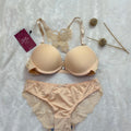 Butterfly Lace Racerback Bra & Panty Set