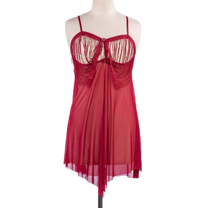 Secret Blush Net 2-Piece Short Lingerie