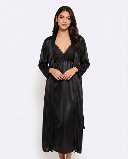Eternal Lace-Long Gown Set