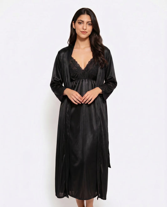 Eternal Lace-Long Gown Set