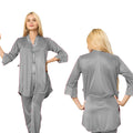 Secret Blush Silk Two pieces Trouser shirt night suit with lace on sleeve
