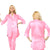 Secret Blush Silk Two pieces Trouser shirt night suit with lace on sleeve