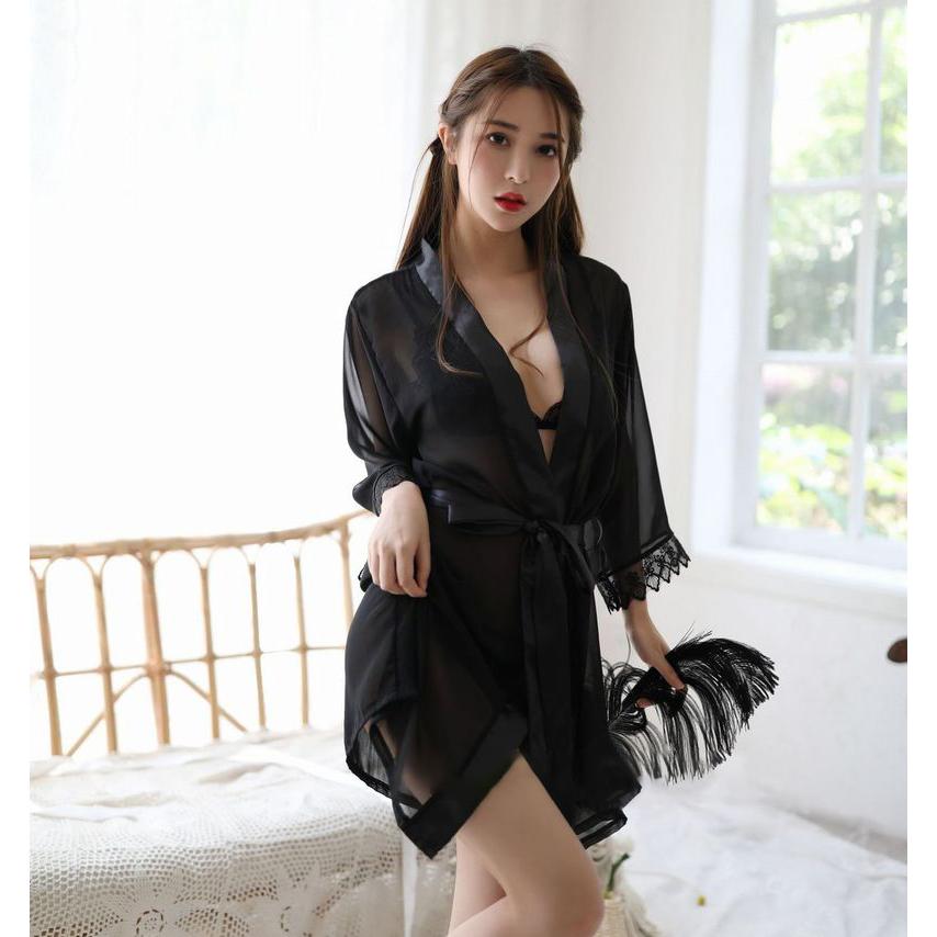 Secret blush Sexy Lace 3-Piece Lingerie Set