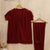 Secret Blush 2 Pieces Lace Silk Night suit Shirt Trouser