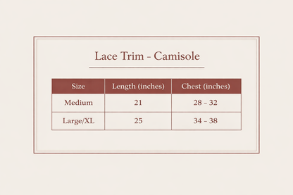 SoftTouch Lace Trim - Camisole