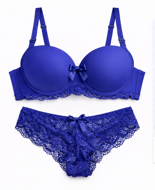 Contour Lace Bra & Cheeky Panty Set