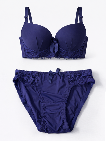 Luxe Lace Padded Wired Bra & Panty Set