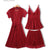 Secret Blush 3 Pieces Silk Nighty