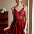 Enchanting Lace & Silk Babydoll Chemise