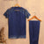 Secret Blush 2 Pieces Lace Silk Night suit Shirt Trouser