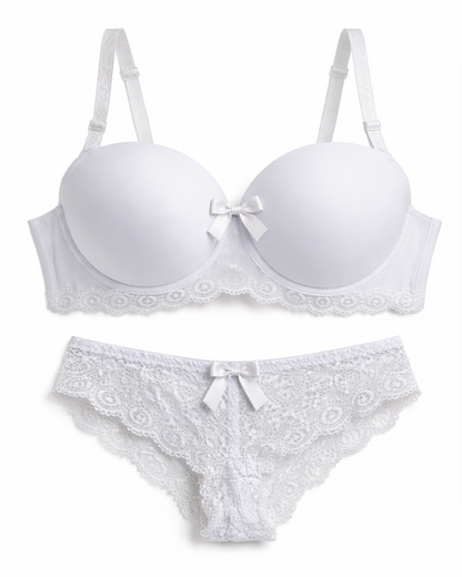 Contour Lace Bra & Cheeky Panty Set