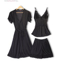 Secret Blush 3 Pieces Silk Nighty