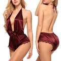 Secret blush Sexy V-Neck Body Suit