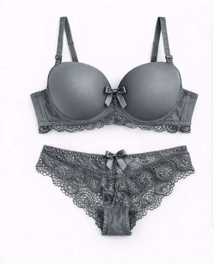 Contour Lace Bra & Cheeky Panty Set