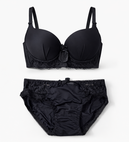 Luxe Lace Padded Wired Bra & Panty Set