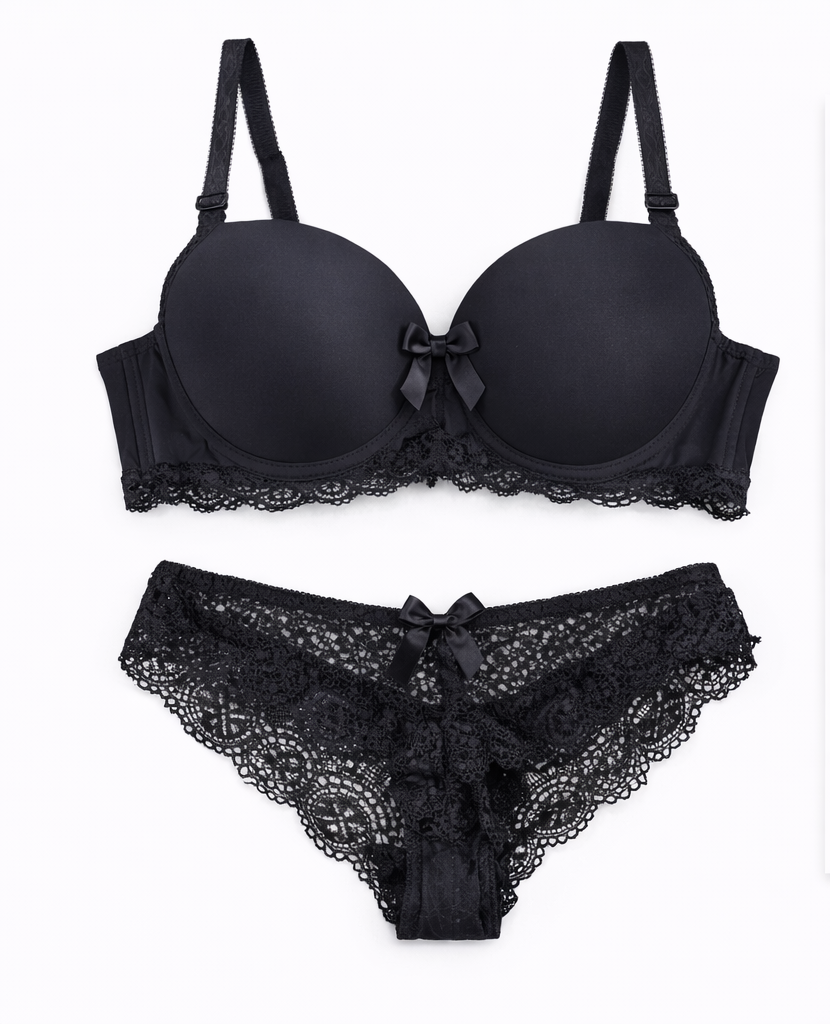 Contour Lace Bra & Cheeky Panty Set