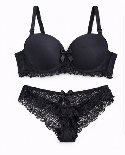 Contour Lace Bra & Cheeky Panty Set