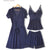 Secret Blush 3 Pieces Silk Nighty