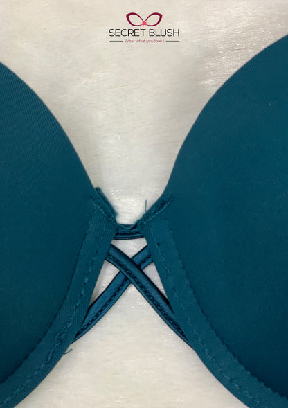 Secret Blush Cross Stitched Padded Bra