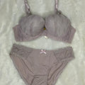Secret Blush Patterned Padded Bra Set