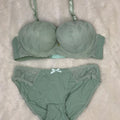 Secret Blush Patterned Padded Bra Set