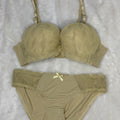 Secret Blush Patterned Padded Bra Set