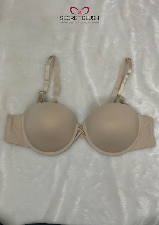 Secret Blush Cross Stitched Padded Bra